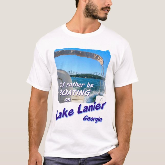 Camiseta T-shirt - lago Lanier, Geórgia: a (Frente)