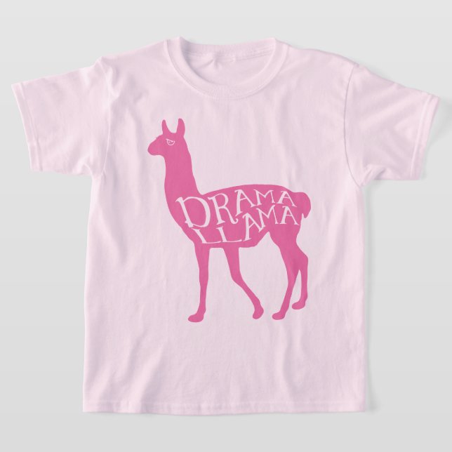 Camiseta T-Shirt Lama, Drama Rosa (Postura )
