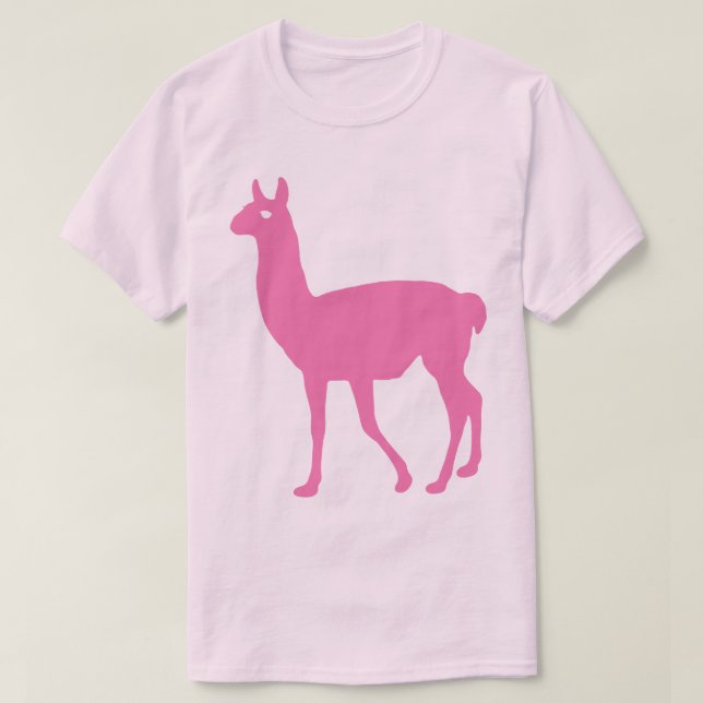 Camiseta T-Shirt Lama Rosa (Frente do Design)