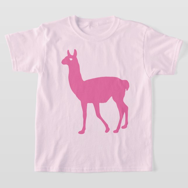 Camiseta T-Shirt Lama Rosa (Postura )
