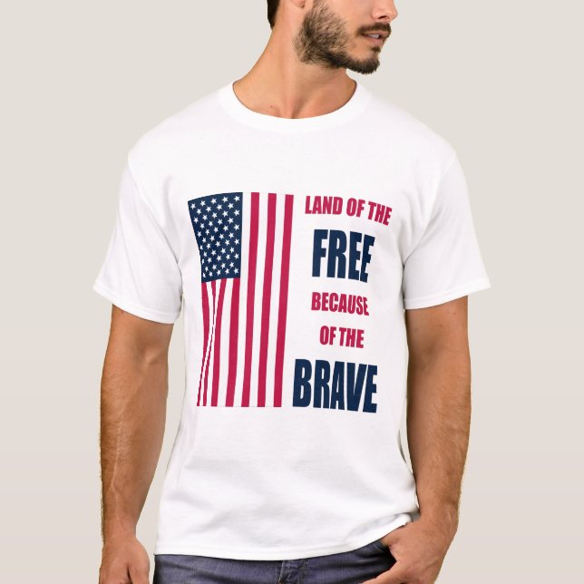 Camiseta T-Shirt (Land of FREE) (Frente)