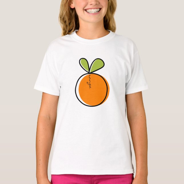 Camiseta T-Shirt Laranja (Frente)