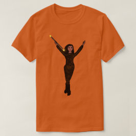 Camiseta T-Shirt Laranja Queimado