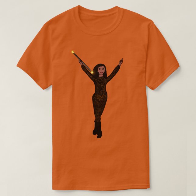 Camiseta T-Shirt Laranja Queimado (Frente do Design)