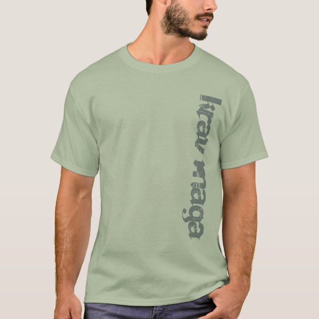 Camiseta T-shirt lateral de Krav Maga (Frente)