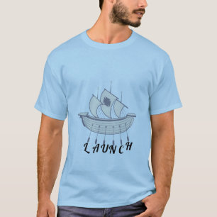 Camiseta T-Shirt "Launch" - Design de barco