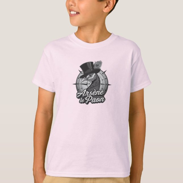 Camiseta t-shirt "le BLACK & WHITE" (Frente)