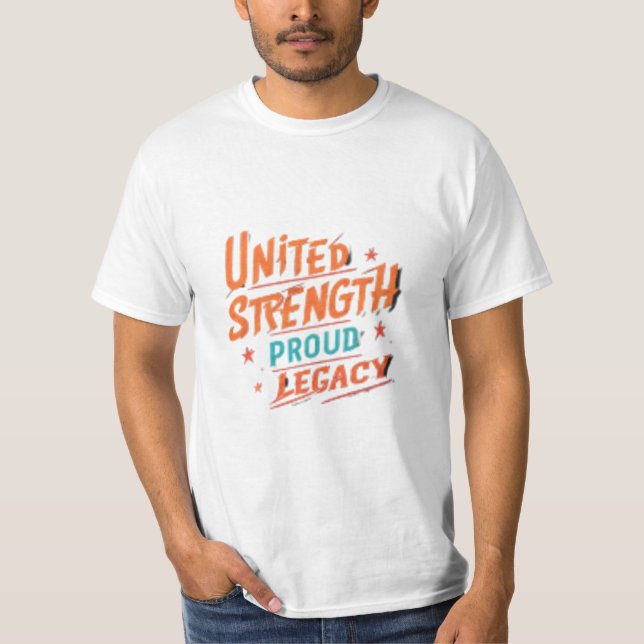 Camiseta T-Shirt Legado Ortoso de Força Unida (Frente)