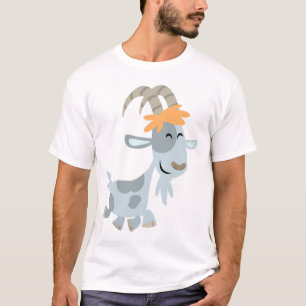 Camiseta T-shirt legal bonito das crianças da cabra dos