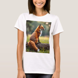 Camiseta t-shirt legal com design de raposa original
