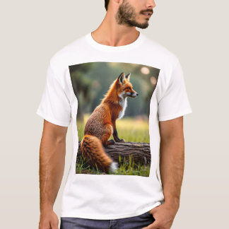 Camiseta t-shirt legal com design de raposa original
