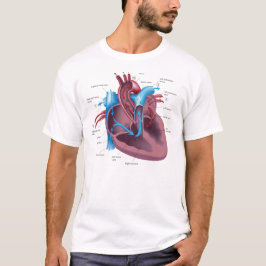 Camiseta T-shirt legal da anatomia do coração