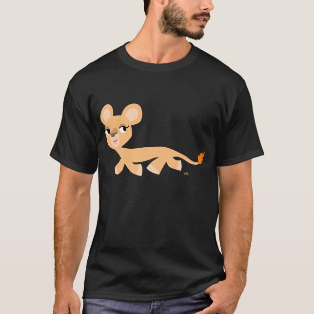 Camiseta T-shirt legal da leoa dos desenhos animados (Frente)