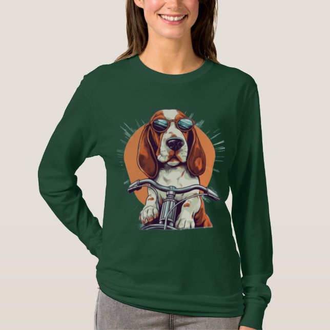 Camiseta T-Shirt legal de hound basset basset (Frente)