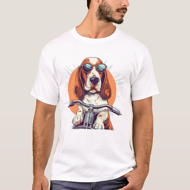 Camiseta T-Shirt legal de hound basset basset (Frente)