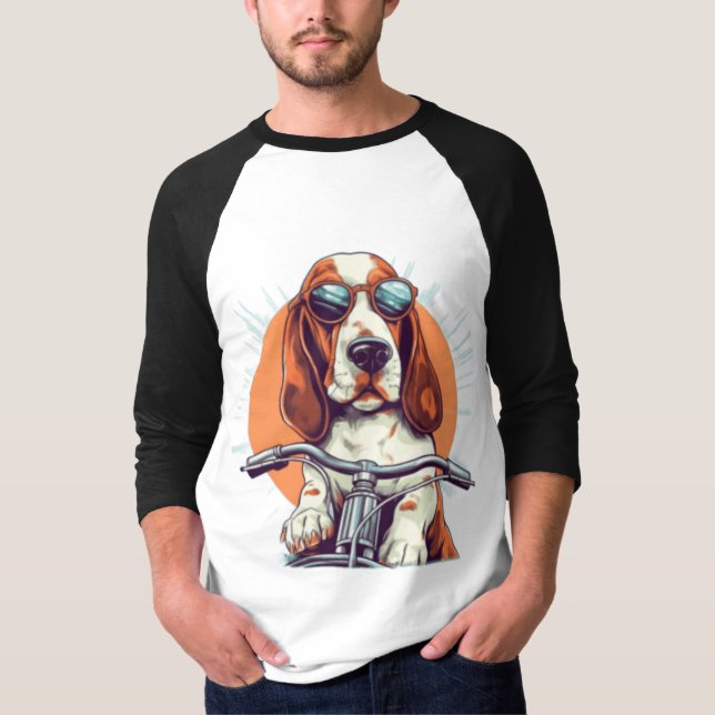 Camiseta T-Shirt legal de hound basset basset (Frente)