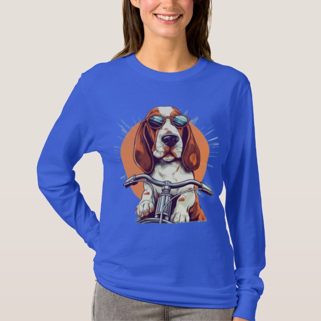 Camiseta T-Shirt legal de hound basset basset (Frente)