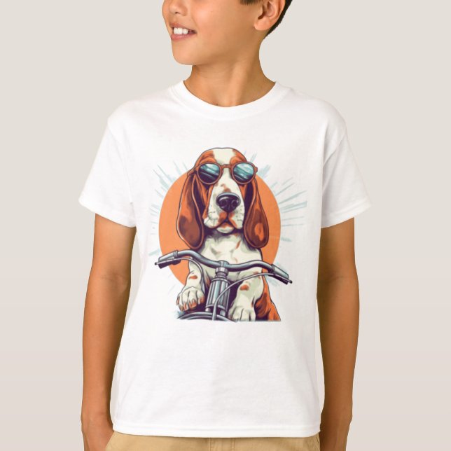 Camiseta T-Shirt legal de hound basset basset (Frente)