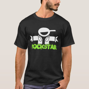 Camiseta T-shirt legal de Rockstar para homens com logotipo