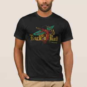 Camiseta T-shirt legal do abstrato da música do rock and
