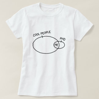 Camiseta T-shirt legal do PhD (cor clara)