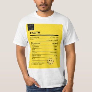 Camiseta "T-Shirt Legal Fatos De Cara: Descubra T Fascinant