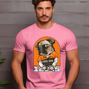 Camiseta T-Shirt Legal Negro Laranja Ilustrado