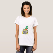 T-Shirt/ Leprechaun da mulher