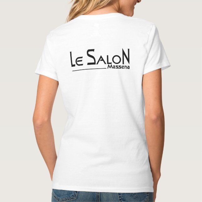 Camiseta T-Shirt LeSalonMassena Femme (Verso)