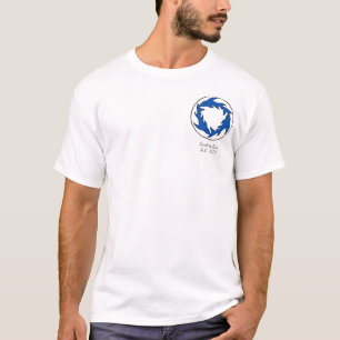 Camiseta T-shirt leve da lapela de Sharc