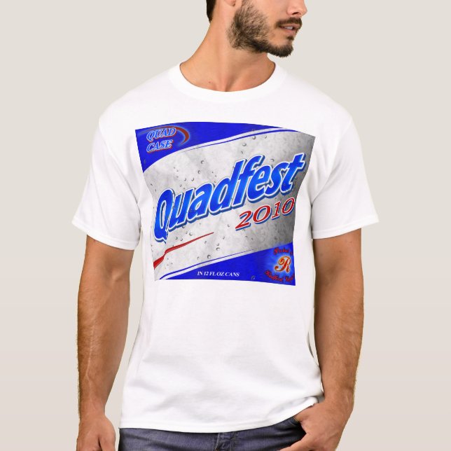 Camiseta T-shirt leve de Quadfest 2010 (Frente)