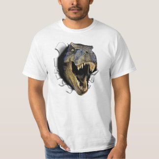 Camiseta T-shirt leve jurássico principal de Tirex. TRex