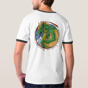 Camiseta T-shirt leve unilateral da "moeda" do CTM