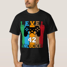  T-shirt Level 42 Unlocked Design