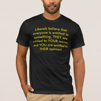 Camiseta t-shirt liberal do direito