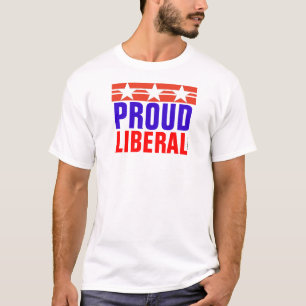 Camiseta T-shirt liberal orgulhoso