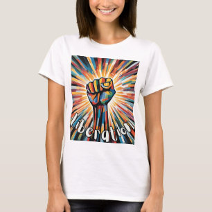 Camiseta T-Shirt "Libertação" - Símbolo Negrito da Unidade
