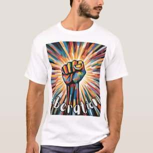 Camiseta T-Shirt "Libertação" - Símbolo Negrito da Unidade
