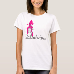 Camiseta T-shirt licious da SALSA com uma menina de dança