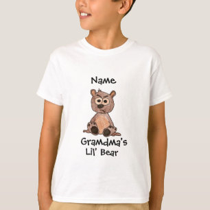 Camiseta T-Shirt "Lil' Bear" da vovó personalizável