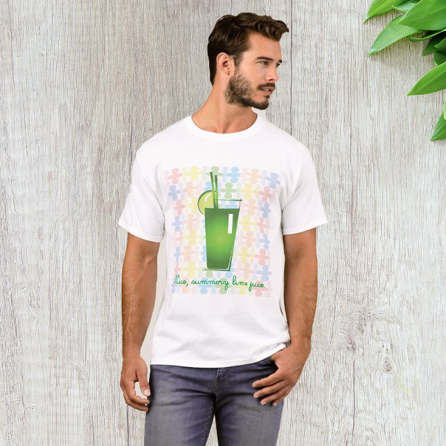 Camiseta T-Shirt limão Juice Mens (Criador carregado)