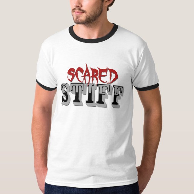 Camiseta T-shirt limitado duro Scared (Frente)