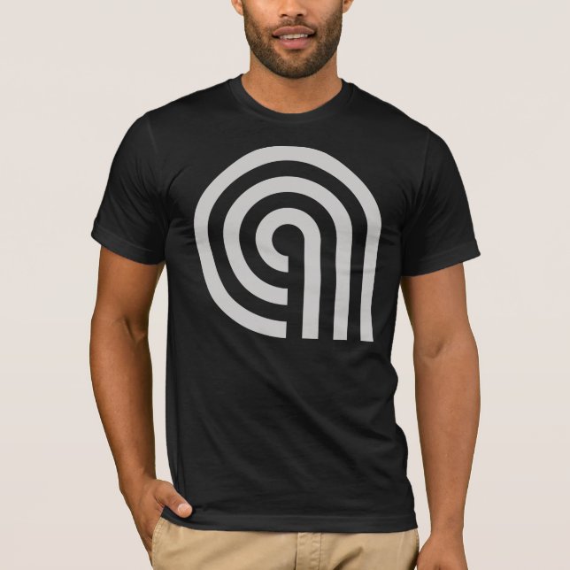 Camiseta t-shirt limpo do logotipo do aesthete (Frente)