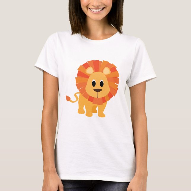 Camiseta T-Shirt Lion Cute (Frente)