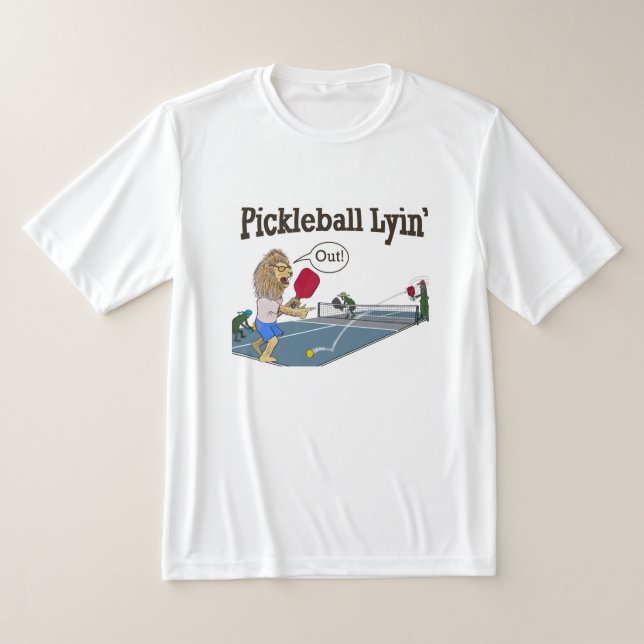 Camiseta T-Shirt Lion de Pickleball" (Postura )