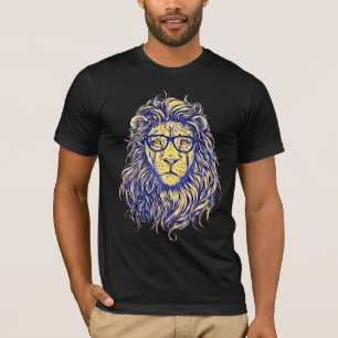 Camiseta T-Shirt Lion do Hipster legal