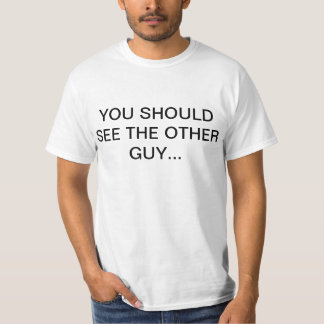 Camiseta T-shirt liso da OUTRA CARA dos homens "VOCÊ DEVE