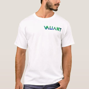 Camiseta T-shirt liso de lançamento valente