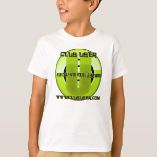 Camiseta T-shirt liso de Uber do clube (miúdos)