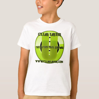 Camiseta T-shirt liso de Uber do clube (miúdos)